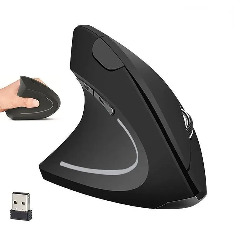 Ergonomische vertikale Maus - Kabellos, Bluetooth - Web-Navigationstasten - Bild 10 von 10